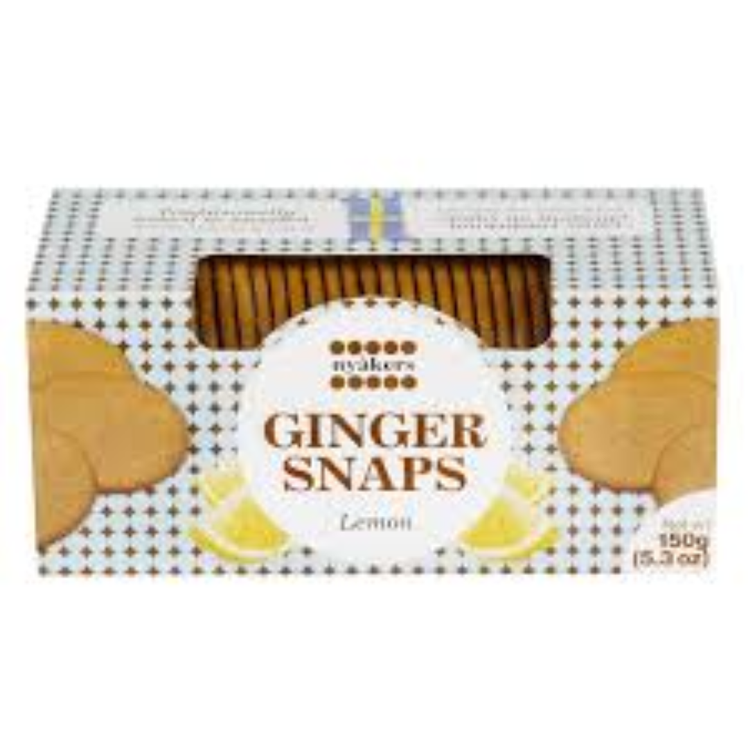 NYAKERS LEMON SNAPS 150G